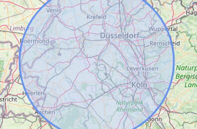 Abfallradius